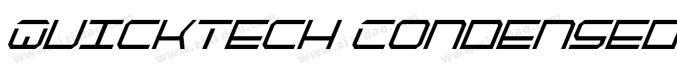 QuickTech Condensed字体转换